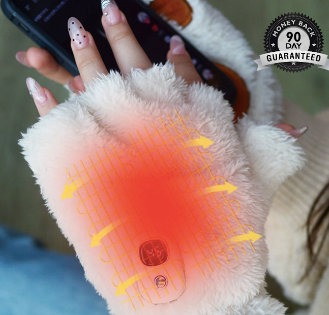 30 % DE RÉDUCTION sur les gants chauffants Cozy Paws en polaire à température réglable